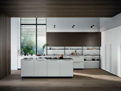 Cucina Moderna Area 22 Maniglia con isola di Dibiesse