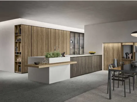 Cucina Moderna Emporio Gola con penisola di Dibiesse