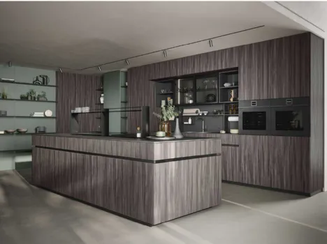 Cucina Moderna GI30 con isola di Dibiesse