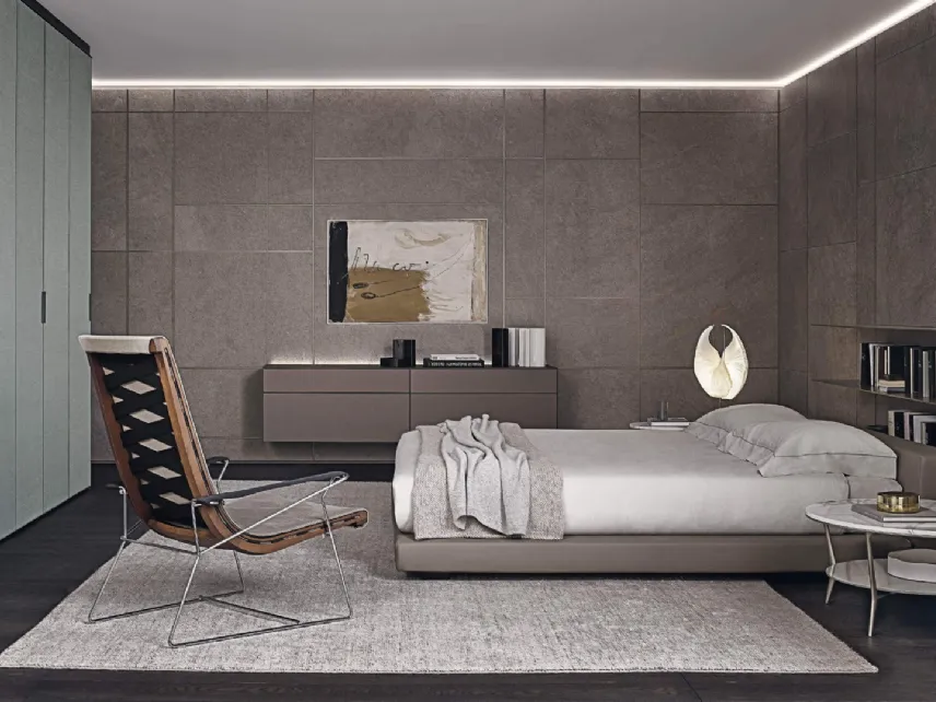 Boiserie Modulor Gres Moka di Rimadesio