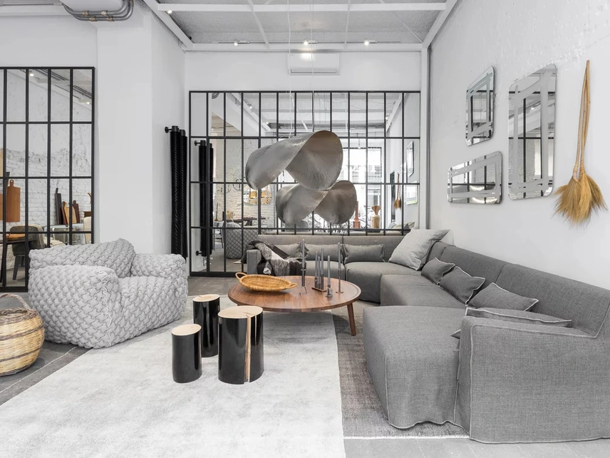 Tavolino Log Sezione Tronco laccato di Gervasoni