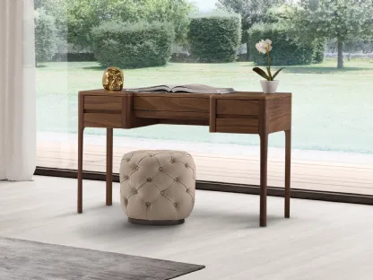 Pouf Paris in tessuto trapuntato di Conte