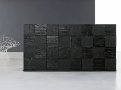 Contenitore Quadro finitura Kalahari laccato opaco e lucido di Capo d'Opera