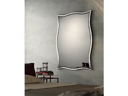 Specchio con bisellatura perimetrale concava Vivian di Riflessi