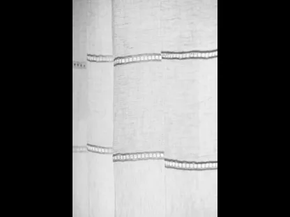 Tenda Pamphilj Righe Orizzontali Opus in lino di Mastro Raphael