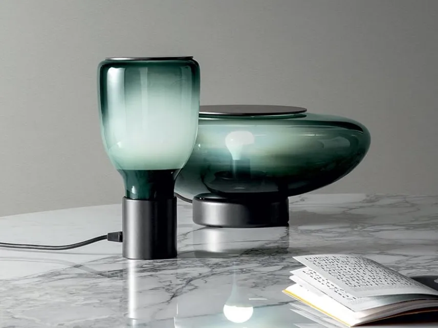 Lampada da tavolo Acquerelli in vetro soffiato colorato di Bonaldo