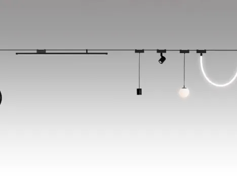 Lampada sistema Funivia di Artemide