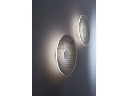 Lampada con disco in plexiglass metallizzato Spin Bo di Fabbian
