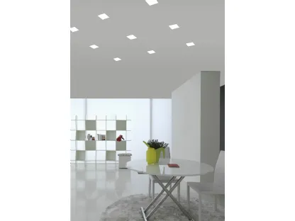 Lampada a faretti quadri in termoplastico e metallo Tools di Fabbian