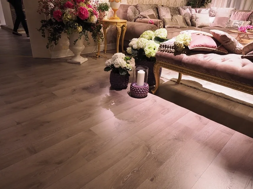 Parquet in laminato Rovere Roma Living Syncro Multiwood di Skema