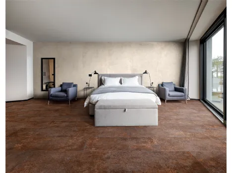 Piastrelle in gres porcellanato effetto metallico Metal di Tagina