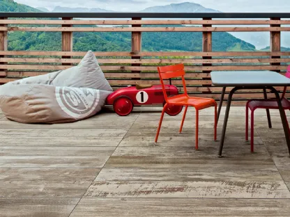 Piastrelle in gres effetto legno Rivamancina Outdoor di Tagina