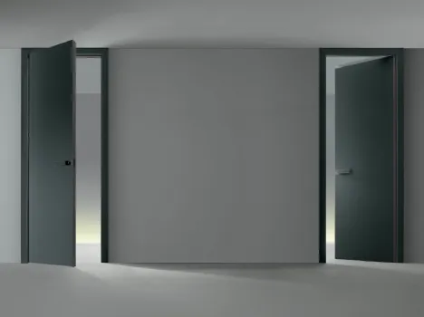 Porta battente in laccato opaco Luxor di Rimadesio