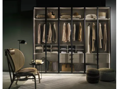 Armadio Alterna Battente City Glass di Zalf