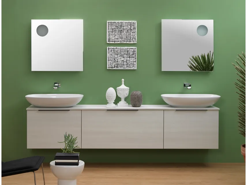 Mobile da Bagno Box sospeso di Flaminia