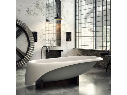 Vasca da Bagno Design Concrete Soft di Glass