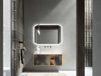Mobile da Bagno in Rovere Des Evolution Natural 01 di Cerasa