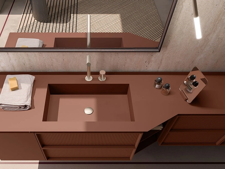 Mobile da Bagno Des Evolution Sandstone 01 di Cerasa