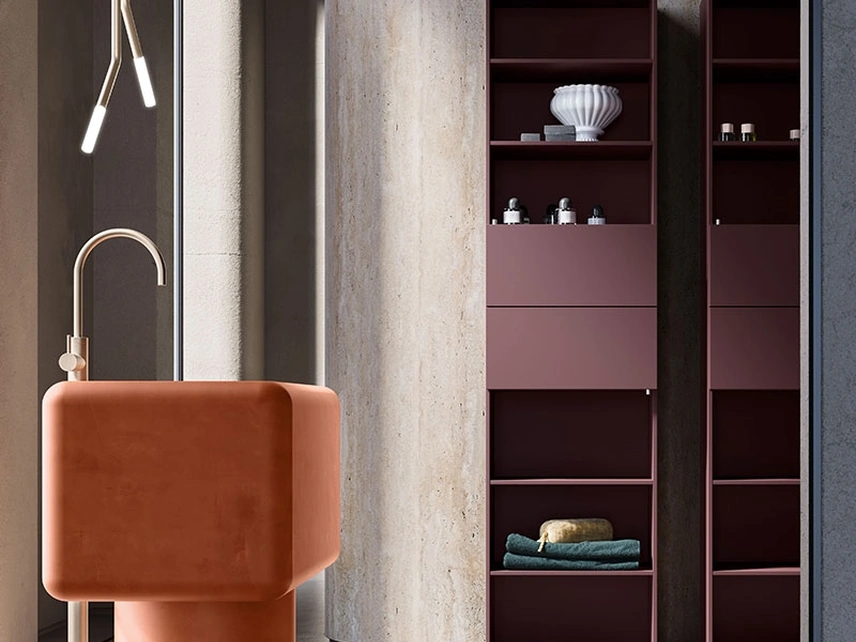 Lavabo Freestanding Des Evolution Sandstone 02 di Cerasa