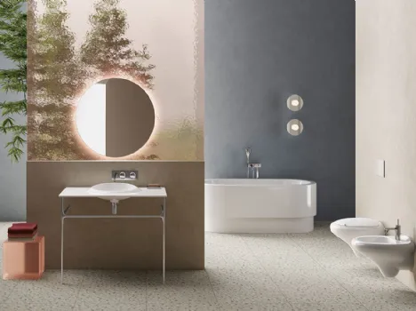 Arredo bagno con gambe in metallo Istanbul di Vitra