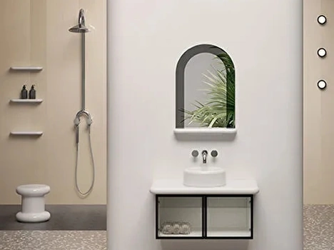 Mobile da Bagno sospeso Liquid 05 di Vitra bagno