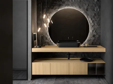 Mobile da Bagno Nerolab in Rovere Chiaro di Cerasa