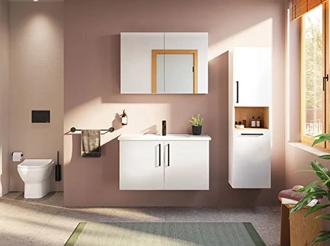 Mobile da Bagno sospeso Root Flat 02 di Vitra bagno