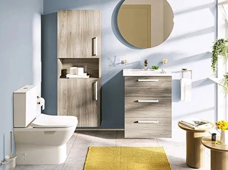 Mobile da Bagno sospeso Root Flat 03 di Vitra bagno