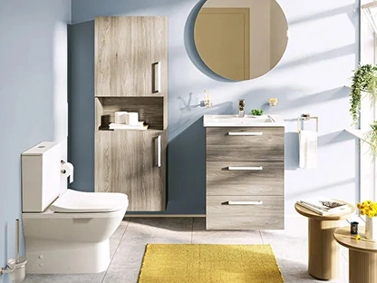 Mobile da Bagno sospeso Root Flat 03 di Vitra bagno