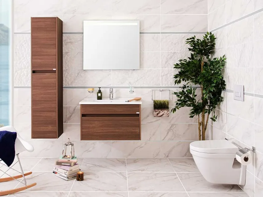 Mobile da Bagno S50 01 finitura effetto legno di Vitra bagno