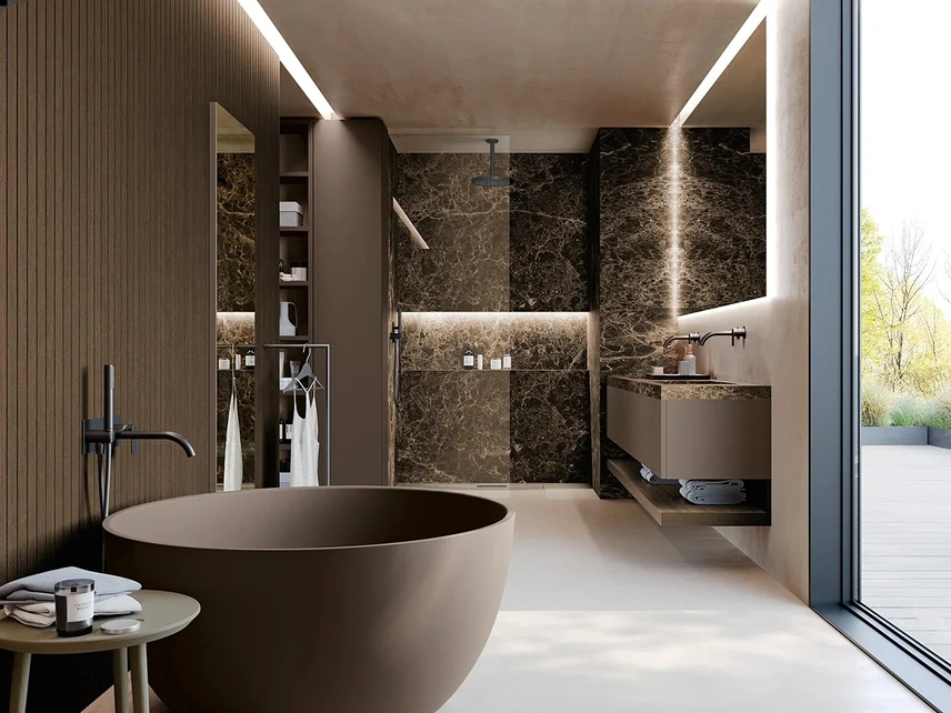 Mobile da Bagno moderno SB01 di Scandola