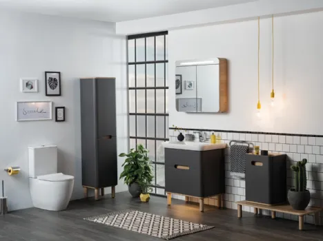 Collezione d'arredo bagno con sanitari Sento di Vitra bagno
