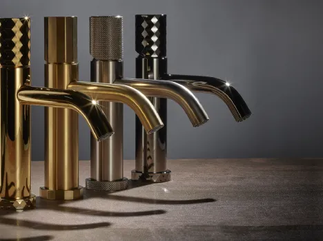 Rubinetto con maniglia decorata Spillo Tech di Fima Carlo Frattini