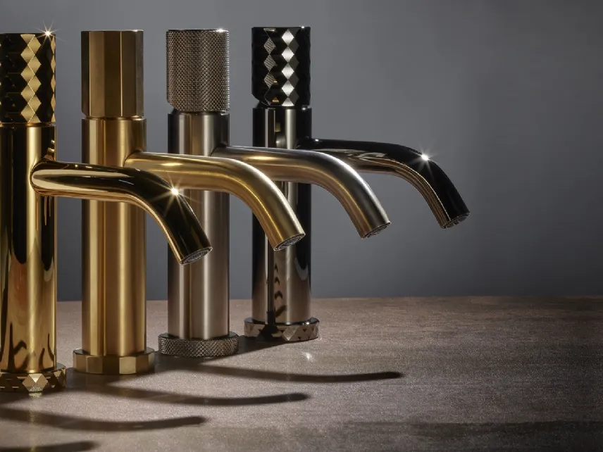 Rubinetto con maniglia decorata Spillo Tech di Fima Carlo Frattini