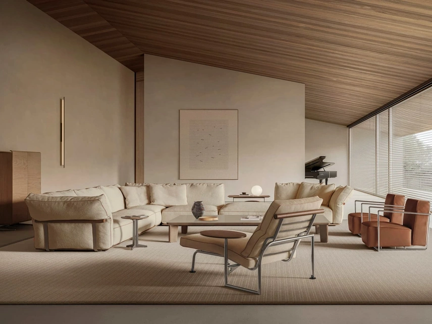 Salotto angolare Camelot di Flexform