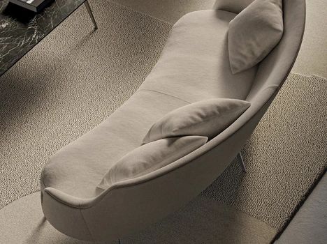 Divano lineare Guscio di Flexform