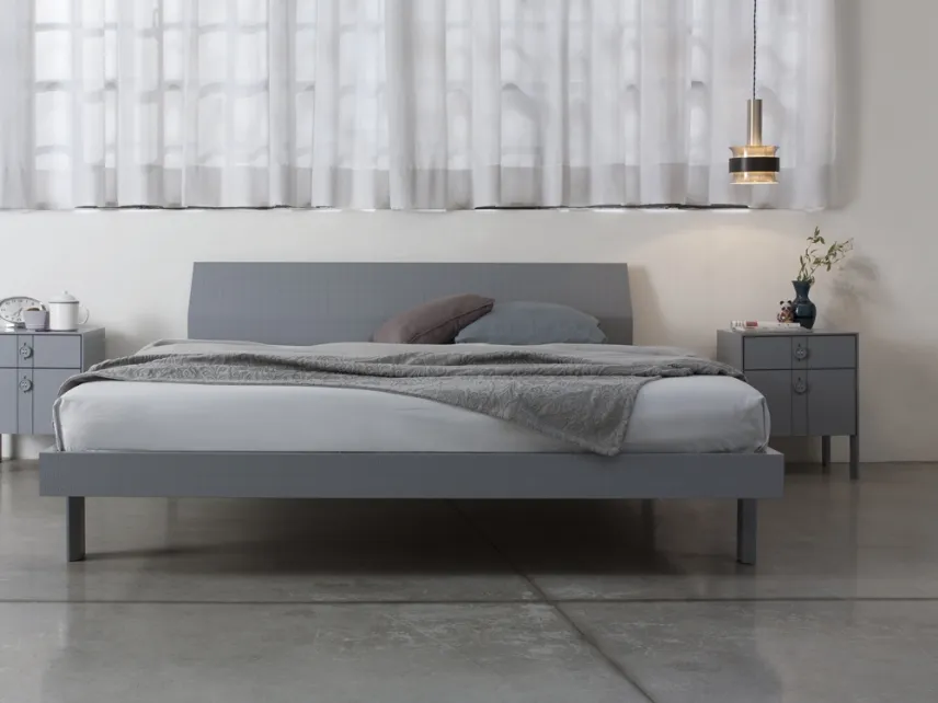 Letto Another Day decorato texture 3d Madras su tutta la superficie di Capo d'Opera