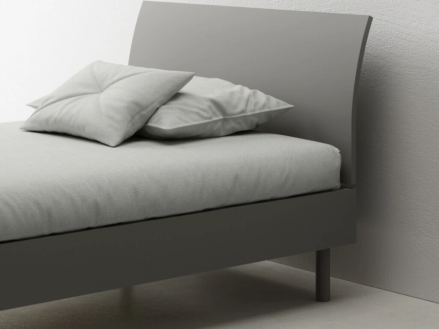Letto matrimoniale con testiera Bent di Zalf