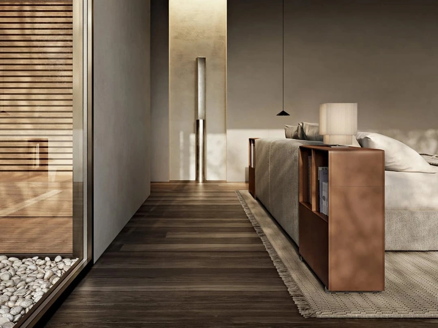 Letto  in tessuto Groundpiece di Flexform