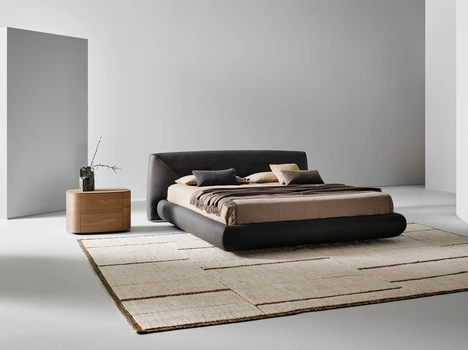 Letto in pelle Holden di Bonaldo