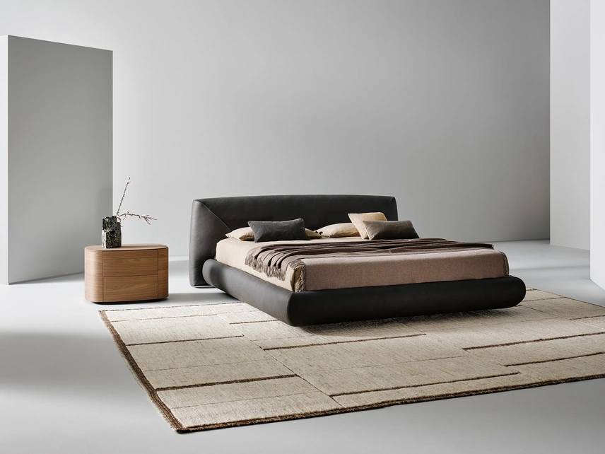 Letto in pelle Holden di Bonaldo