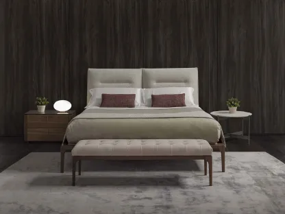 Letto imbottito matrimoniale Kensington di Conte