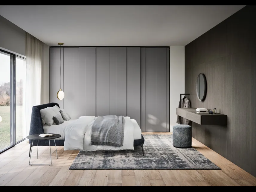 Letto in tessuto Velvet di Novamobili