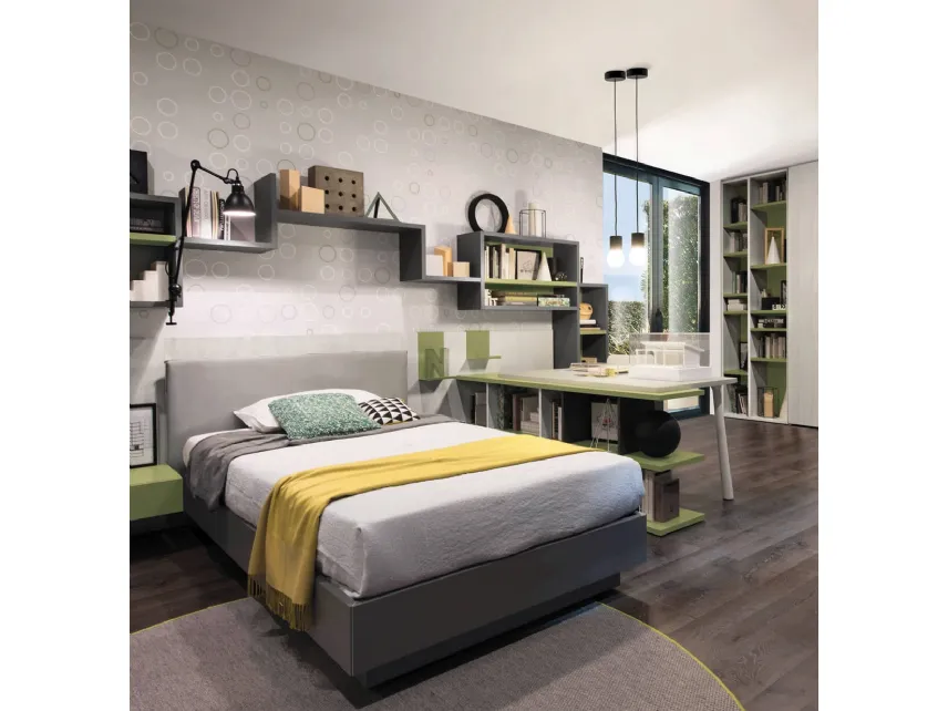 Letto singolo Bed 45 di Zalf