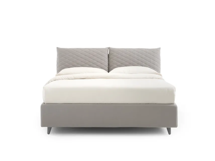 Letto con testiera trapuntata So Regular di Noctis