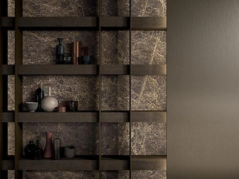 Libreria a muro Brera 04 di Modulnova