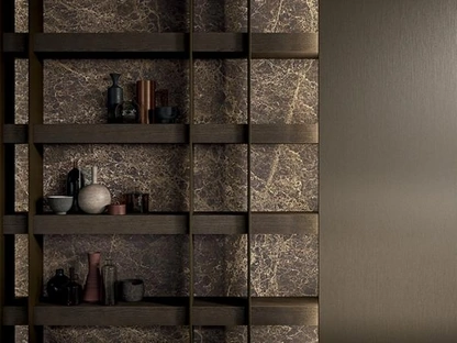 Libreria a muro Brera 04 di Modulnova