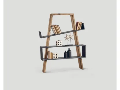 Libreria DB004508 in legno finiture laccate di Dialma Brown