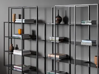 Libreria di design a muro Optic di Bonaldo