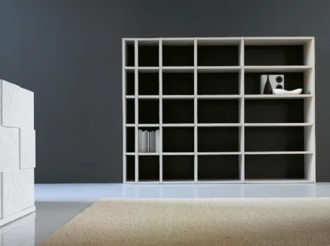 Libreria The Only One personalizzabile componibile laccato opaco di Capo d'Opera